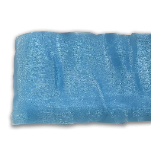 Light blue organza fabric